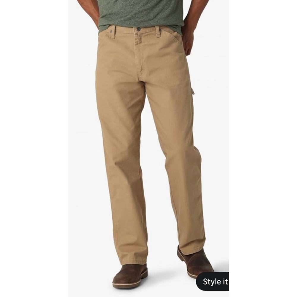 Wrangler Authentics Men's Classic Carpenter Jeans in Acorn, 34x29